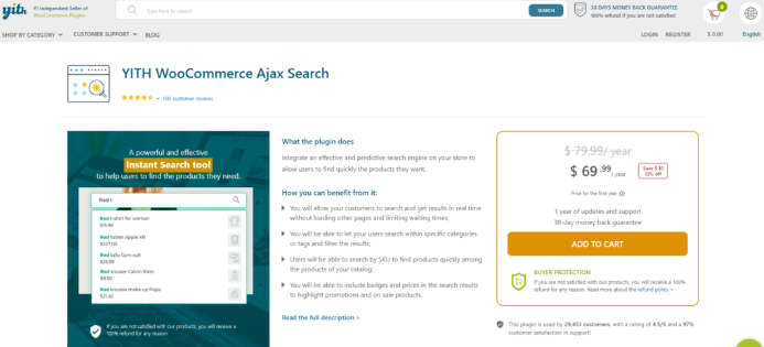 YITH WooCommerce AJAX Search