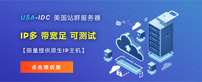 独立IP满足站群建站需求 首选USA-IDC美国主机